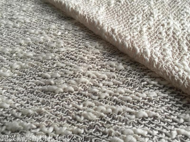 涤棉大肚纱粗针针织布