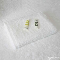 酒店宾馆客房用品 纯棉毛巾系列16支平织浴巾 可定制