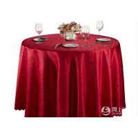 酒店宴会餐厅定制台布桌布椅套提花平纹弹力量大从优