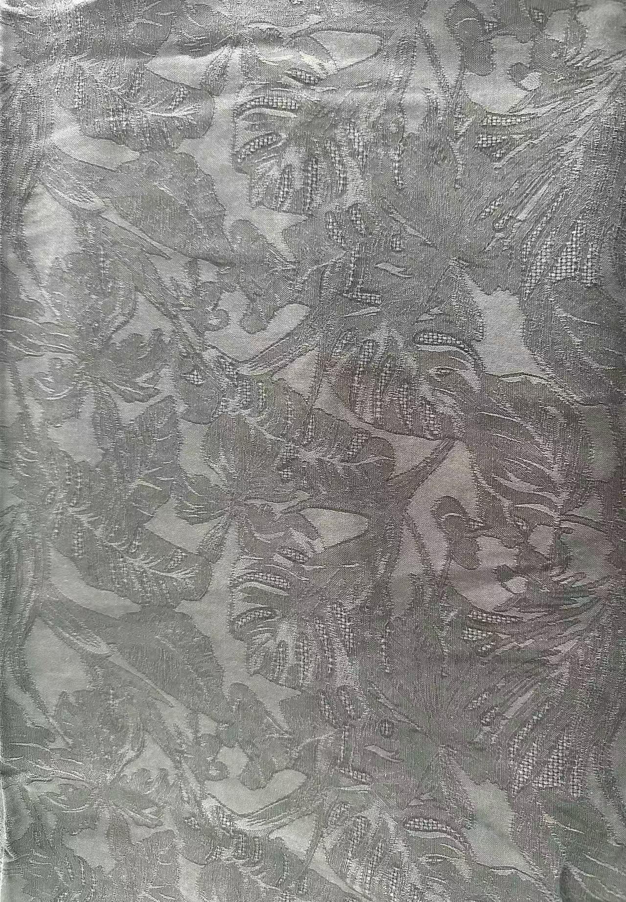 竹葉提花面料