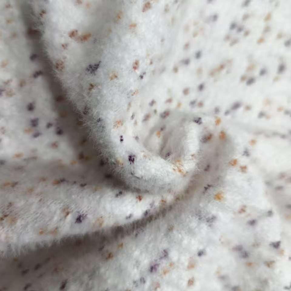 雪尼爾彩點(diǎn)毛圈布