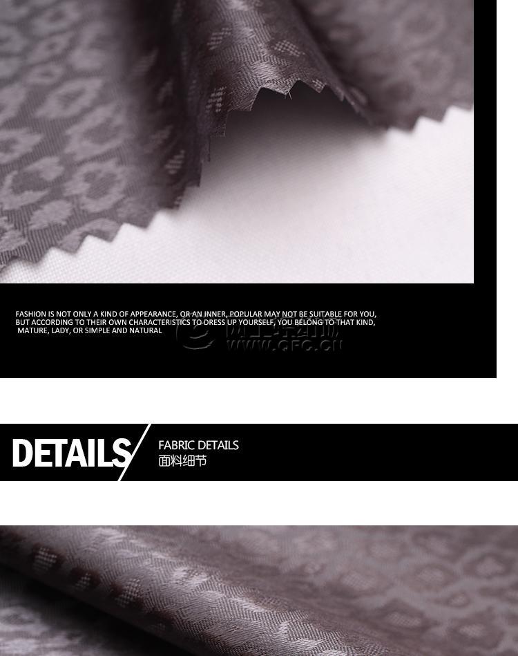 豹纹提花布_全涤梭织提花面布料_服装面料_箱包里料