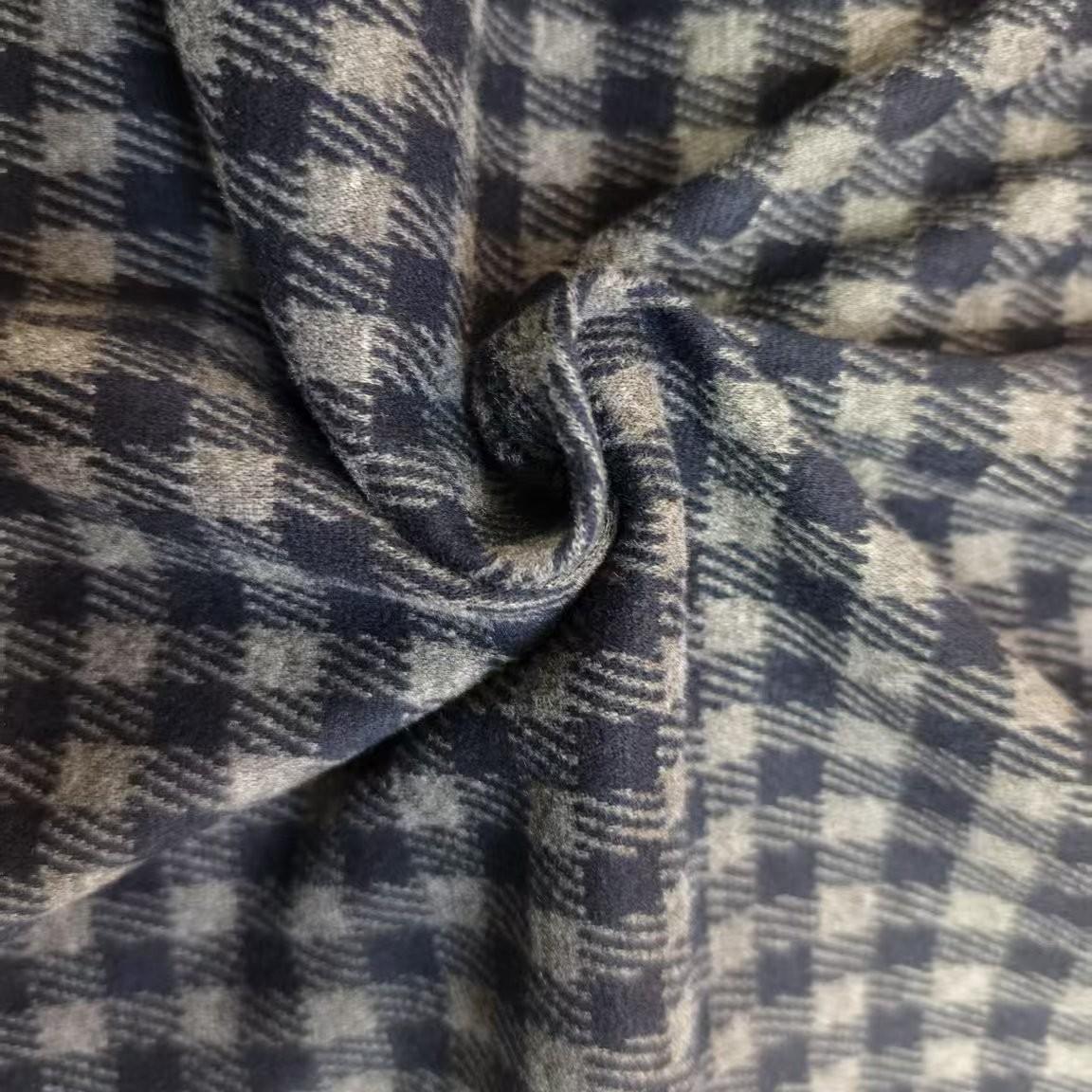 彈力色織格子布