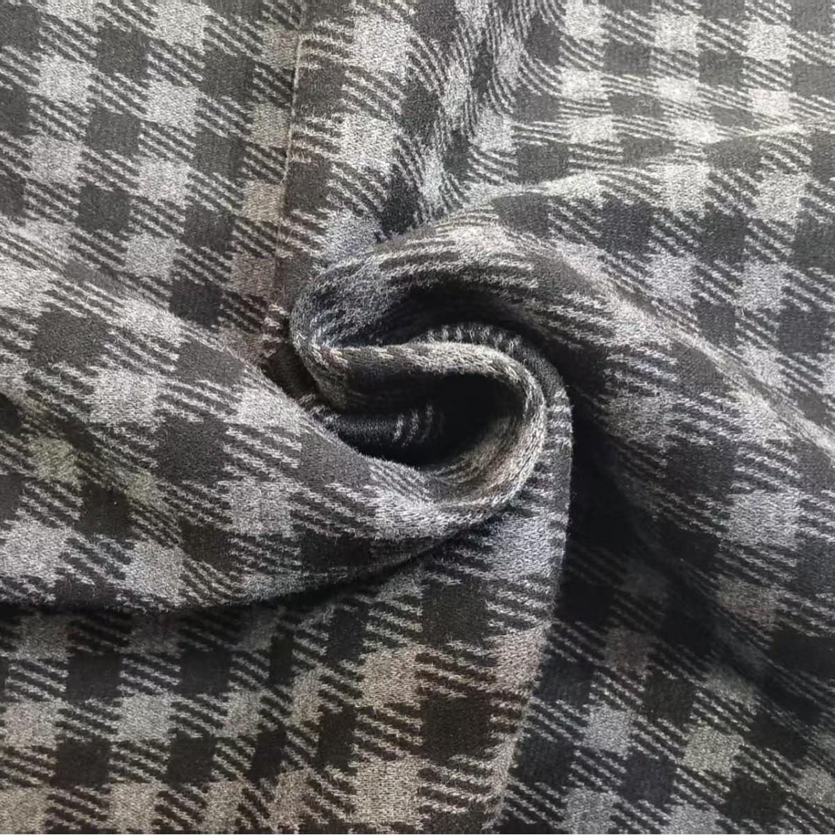 彈力色織格子布