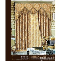 厂家直销烫彩金窗帘绒布 高档加厚遮光窗帘工程布料 多色可散剪